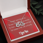 Infinity Heart Pendant Necklace