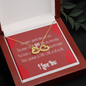 Infinity Heart Pendant Necklace