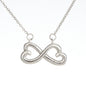 Infinity Heart Pendant Necklace