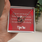 Interlocking Heart Pendant Necklace