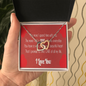 Interlocking Heart Pendant Necklace