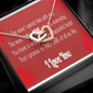 Interlocking Heart Pendant Necklace
