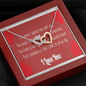 Interlocking Heart Pendant Necklace