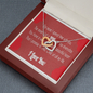 Interlocking Heart Pendant Necklace
