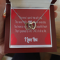 Interlocking Heart Pendant Necklace