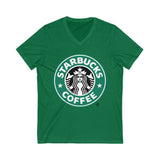 Starbucks V Neck T-shirts