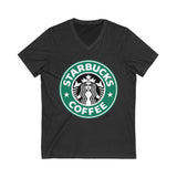 Starbucks V Neck T-shirts
