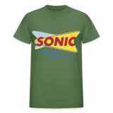 Sonic Drive In Gildan Ultra Cotton Adult T-Shirt - military green