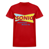 Sonic Drive In Gildan Ultra Cotton Adult T-Shirt - red