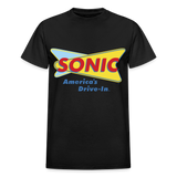 Sonic Drive In Gildan Ultra Cotton Adult T-Shirt - black