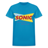 Sonic Drive In Gildan Ultra Cotton Adult T-Shirt - turquoise