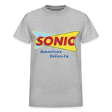Sonic Drive In Gildan Ultra Cotton Adult T-Shirt - heather gray