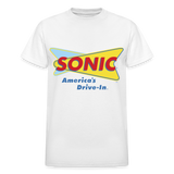 Sonic Drive In Gildan Ultra Cotton Adult T-Shirt - white