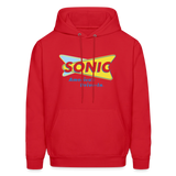 Sonic Drive Inn Men's Hoodie - red