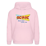 Sonic Drive Inn Men's Hoodie - pale pink