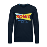 Sonic Drive In Long Sleeve T Shirt - deep navy