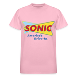 Sonic Drive In Gildan Ultra Cotton Adult T-Shirt - light pink