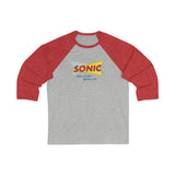 Sonic Drive In  3/4 Sleeve Raglan Shirt