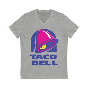 Taco Bell Logo Unisex Short Sleeve V-Neck Tee