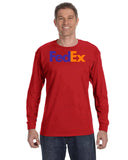 Fedex Logo Gildan  Heavy Cotton  Long-Sleeve T-Shirt