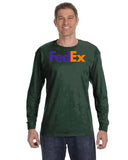Fedex Logo Gildan  Heavy Cotton  Long-Sleeve T-Shirt