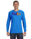 Fedex Logo Gildan  Heavy Cotton  Long-Sleeve T-Shirt