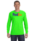Fedex Logo Gildan  Heavy Cotton  Long-Sleeve T-Shirt