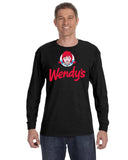 Wendy's logo long sleeve shirts