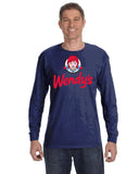 Wendy's logo long sleeve shirts