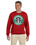 Starbuck's Logo Gildan Crewneck Sweatshirts