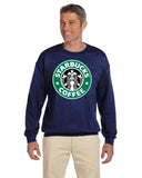 Starbuck's Logo Gildan Crewneck Sweatshirts