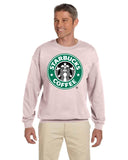 Starbuck's Logo Gildan Crewneck Sweatshirts