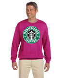 Starbuck's Logo Gildan Crewneck Sweatshirts