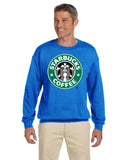 Starbuck's Logo Gildan Crewneck Sweatshirts