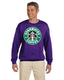 Starbuck's Logo Gildan Crewneck Sweatshirts