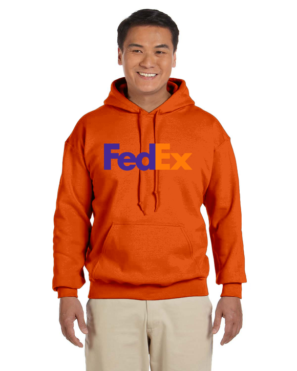 Fedex Logo Gildan Adult Heavy Blend Hoodie
