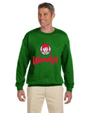 Wendy's Logo Gildan Crewneck Sweatshirts