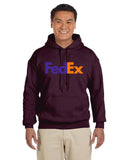 Fedex Logo Gildan Adult Heavy Blend Hoodie