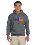 Fedex Logo Gildan Adult Heavy Blend Hoodie