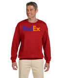 Fedex Logo Gildan Crewneck Sweatshirts