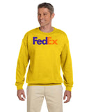 Fedex Logo Gildan Crewneck Sweatshirts