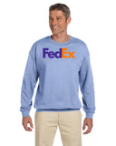 Fedex Logo Gildan Crewneck Sweatshirts