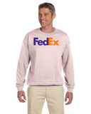 Fedex Logo Gildan Crewneck Sweatshirts