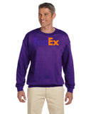 Fedex Logo Gildan Crewneck Sweatshirts