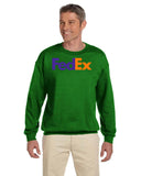 Fedex Logo Gildan Crewneck Sweatshirts