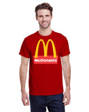 Mcdonald's Logo Gildan Cotton T-Shirts