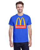 Mcdonald's Logo Gildan Cotton T-Shirts
