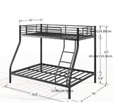 HEAVY DUTY METAL BUNK BED