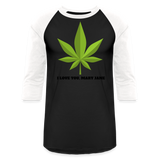 Weed Lovers 3/4 Sleeve T-Shirt - black/white