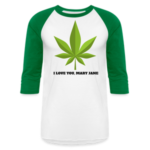 Weed Lovers 3/4 Sleeve T-Shirt - heather gray/black